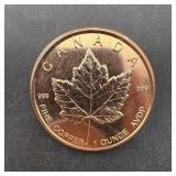 1 oz Copper Round