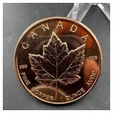 1 oz Copper Round
