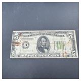 1934 $5 Federal Reserve Note