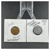 Counter Stamp & Error Penny Lot