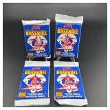 (4) Sealed Packs 1989 Major League Baseball Score