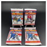 (4) Sealed Packs 1990 Hockey Cards