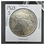 1923-S Peace Silver Dollar