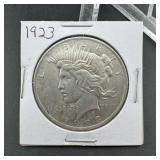 1923 Peace Silver Dollar
