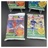 (4) Sealed Packs 1990 Score NFL Football Cards