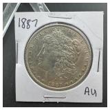 1887 Morgan Silver Dollar