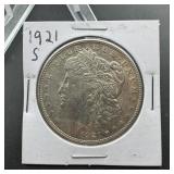 1921-S Morgan Silver Dollar