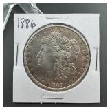 1886 Morgan Silver Dollar