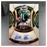 2025 Select Keith Byars autographed silver footba.