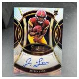 2025 Select Jaylin Lane rookie silver autograph f.