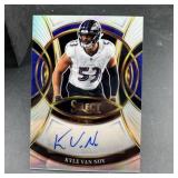 2025 Select Kyle Van Noy autographed silver footb.