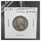 1948-s Washington Silver Quarter
