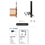 Patio Umbrella Holder - Stainless Steel - Black -