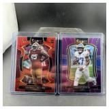 (2) 2025 Select Rookie Numbered Football Cards