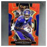 Red Maroon Rashod Bateman 2025 Select Football Car