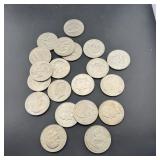 Bag of (20) Mixed Date Ike Dollars