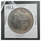 1882 Morgan Silver Dollar
