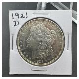 1921-D Morgan Silver Dollar
