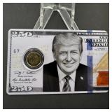 250th Anniversary Donald Trump Gold Coin