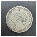 1907-O Barber Half Dollar