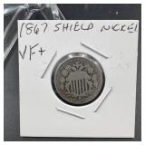 1867 Shield Nickel