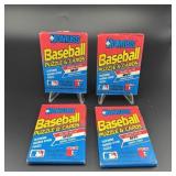 (4) Sealed Packs 1989 Donruss Baseball Cards