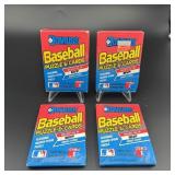 (4) Sealed Packs 1989 Donruss Baseball Cards