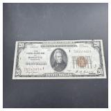 1929 $20 National Currency Minneapolis Note