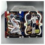 (2) 2025 Select Broncos Tricolor Football Cards