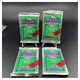 (4) Sealed Packs 1990 Upper Deck Baseball Cards