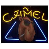 Camel Joe Cigarette Real Glass Neon Sign