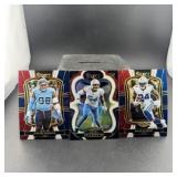 (3) 2025 Select Tricolor Football Cards