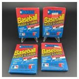 (4) Sealed Packs 1989 Donruss Baseball Cards
