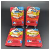 (4) Sealed Packs 1989 Donruss Baseball Cards
