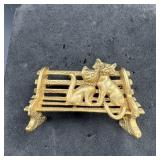 Cat Bench Brooch Pin