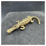 Gold Tone Scorpion Brooch Pin