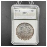 1884-O Morgan Silver Dollar NGC MS67