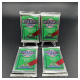 (4) Sealed Packs 1990 Upper Deck Baseball Cards