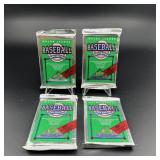(4) Sealed Packs 1990 Upper Deck Baseball Cards