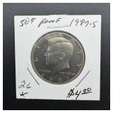 1987-S Kennedy Half Dollar