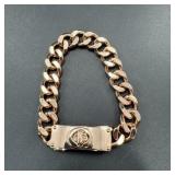 Coach Rose Gold Tone Chain Bracelet