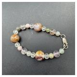 Sterling Silver Beaded Bracelet