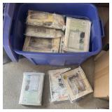 Tote of  Assorted Window Curtains - mixed lot