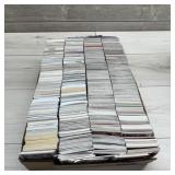 Flat of football cards