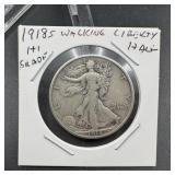 1918-s Walking Liberty Silver Half Dollar