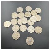 (20) Mixed Date Ike Dollars
