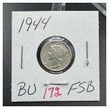 1944 Mercury Silver Dime