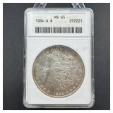 Soapbox 1884-o Morgan Silver Dollar