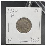 1920 Buffalo Nickel