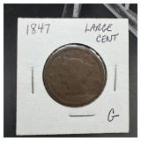 1847 Large Cent